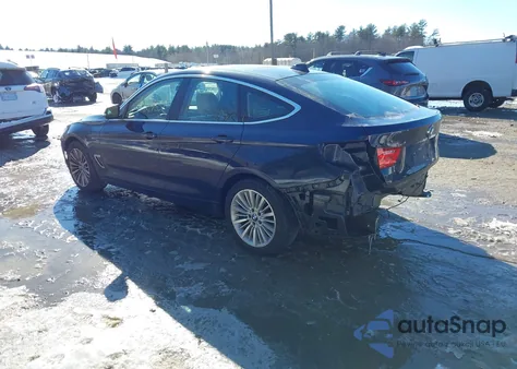 2015 BMW 335I Gran Turismo xDrive из США, поврежденный, VIN WBA3X9C58FD869125